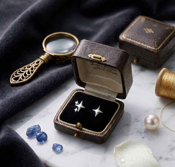 Asymmetrical Celestial Stud