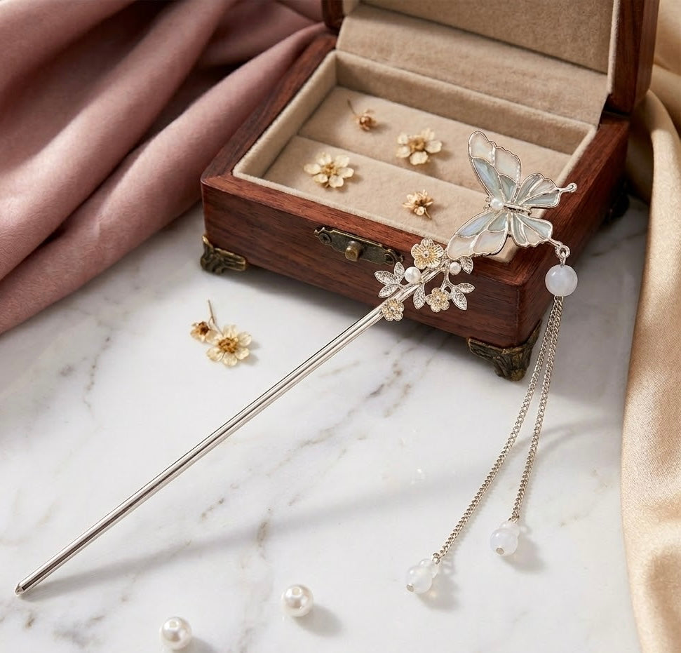 Ethereal Butterfly Hair-Pin