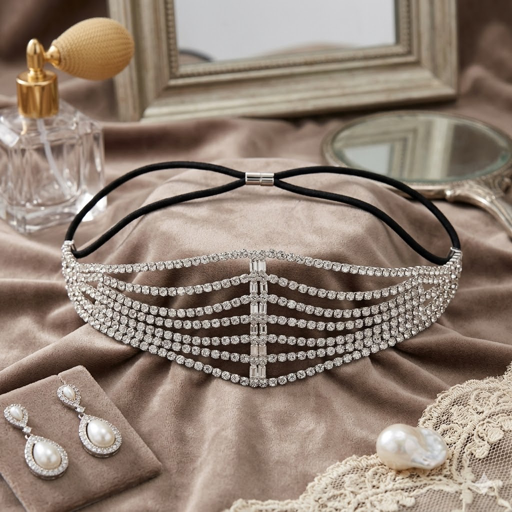 Crystal Lattice Hair-Accessory