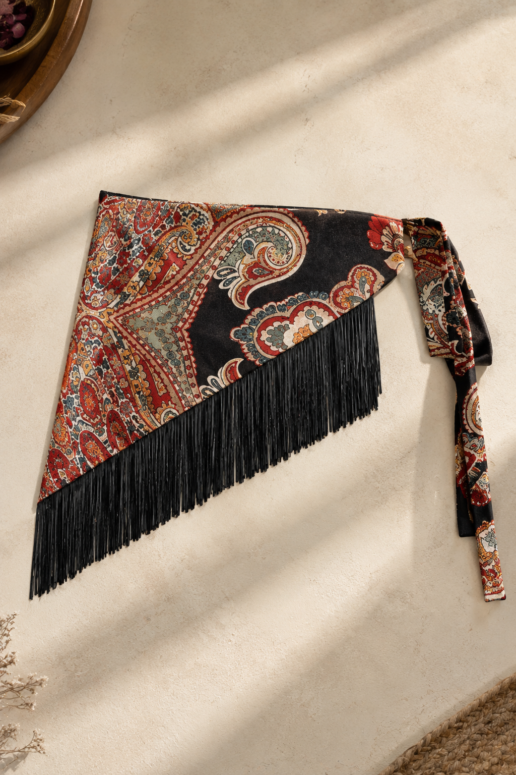 THE ARIA FRINGE SASH