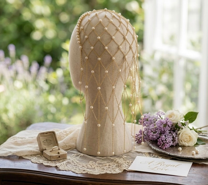 Pear Drape Head-piece