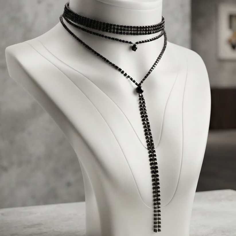 Gothic Lariat Choker