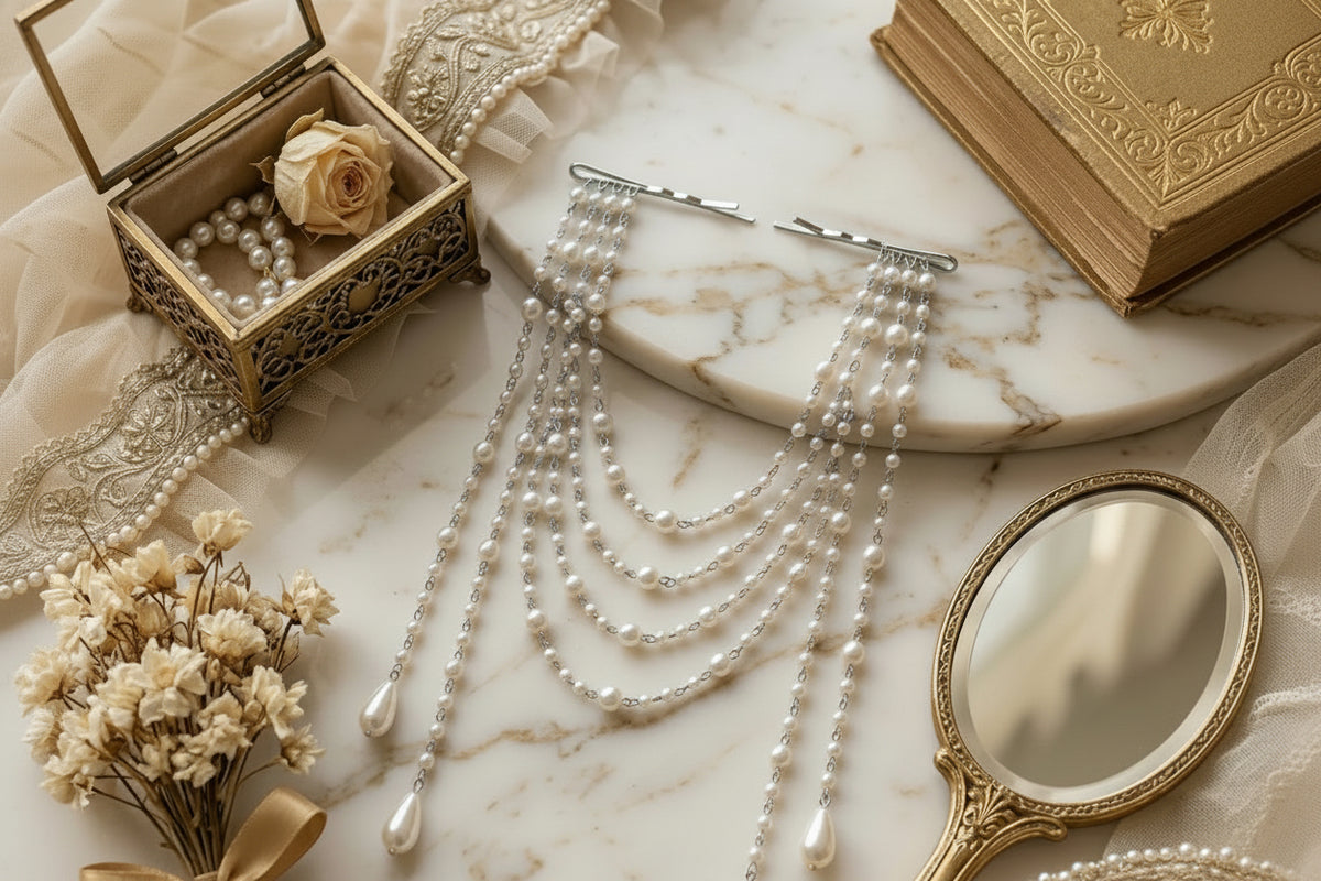 Pearl Cascade Pins