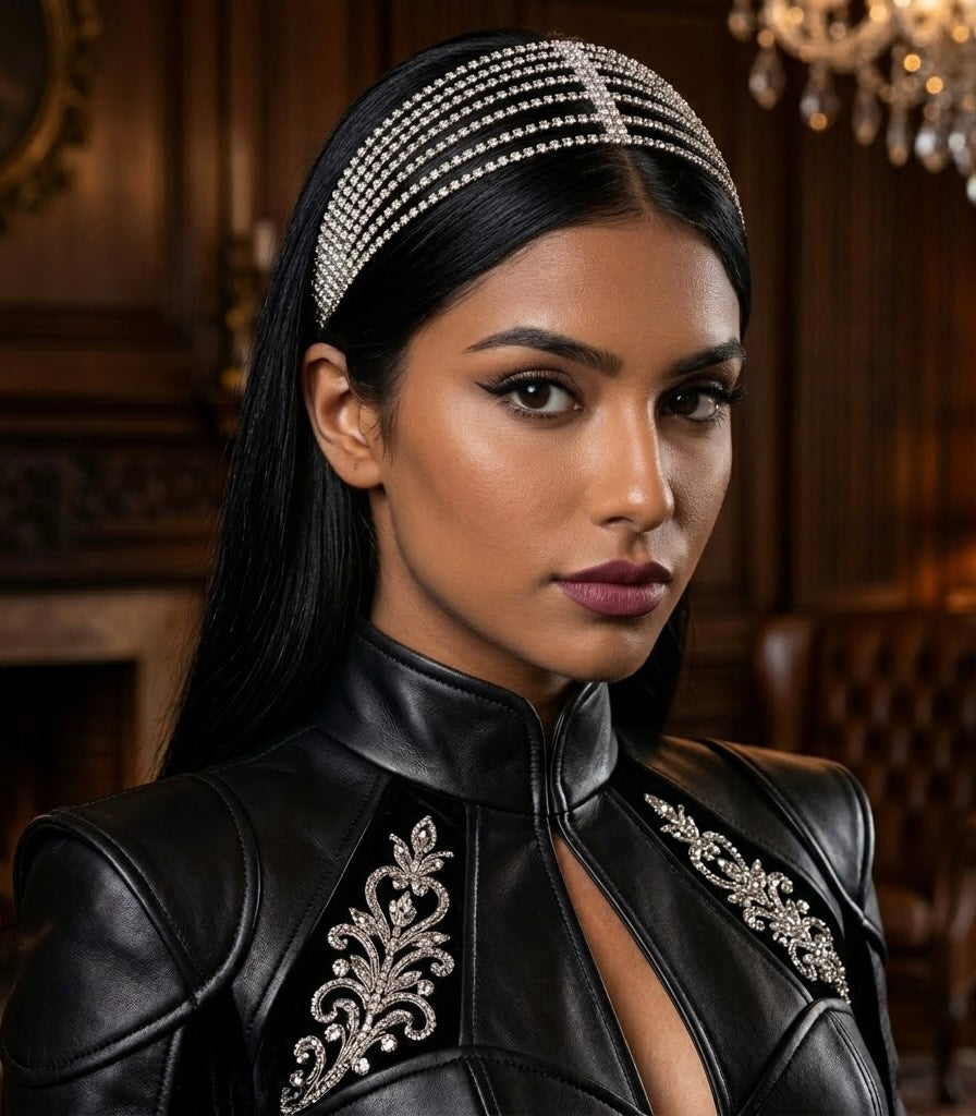 Crystal Lattice Hair-Accessory
