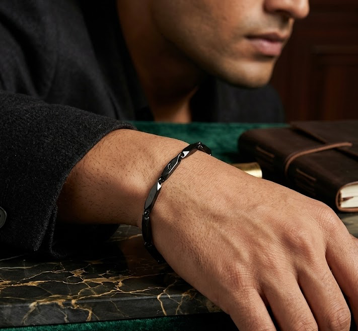 Faceted Bar Bracelet