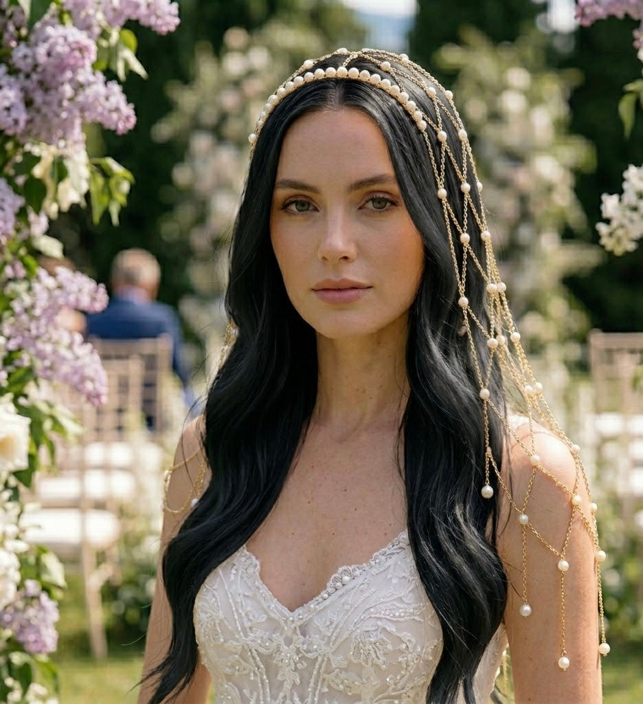 Pear Drape Head-piece
