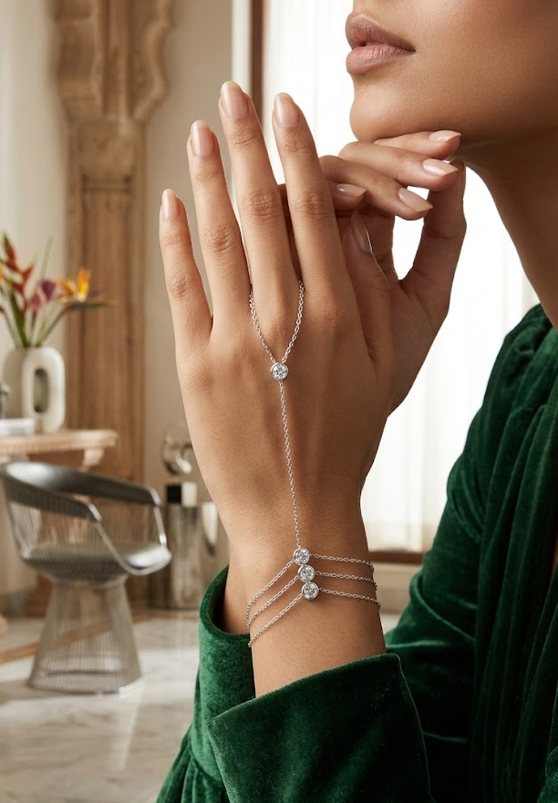 Solitaire Hand Chain