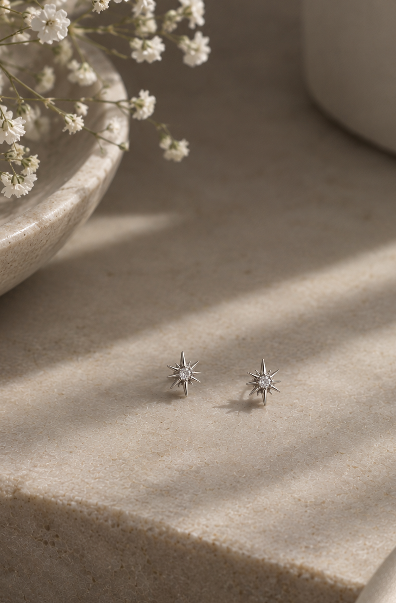 Starburst Stud Earrings
