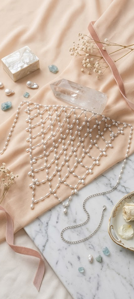 Pearl Lattice Headpiece