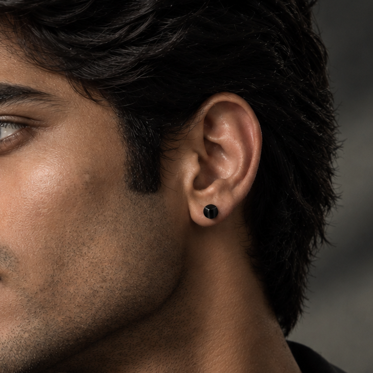 Matt Black Magnetic Studs