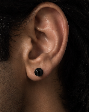 Matt Black Magnetic Studs