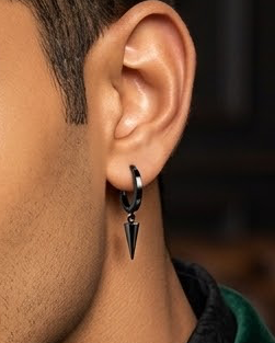 Spike drop Hoops