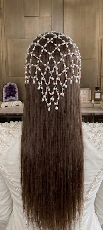 Pearl Lattice Headpiece