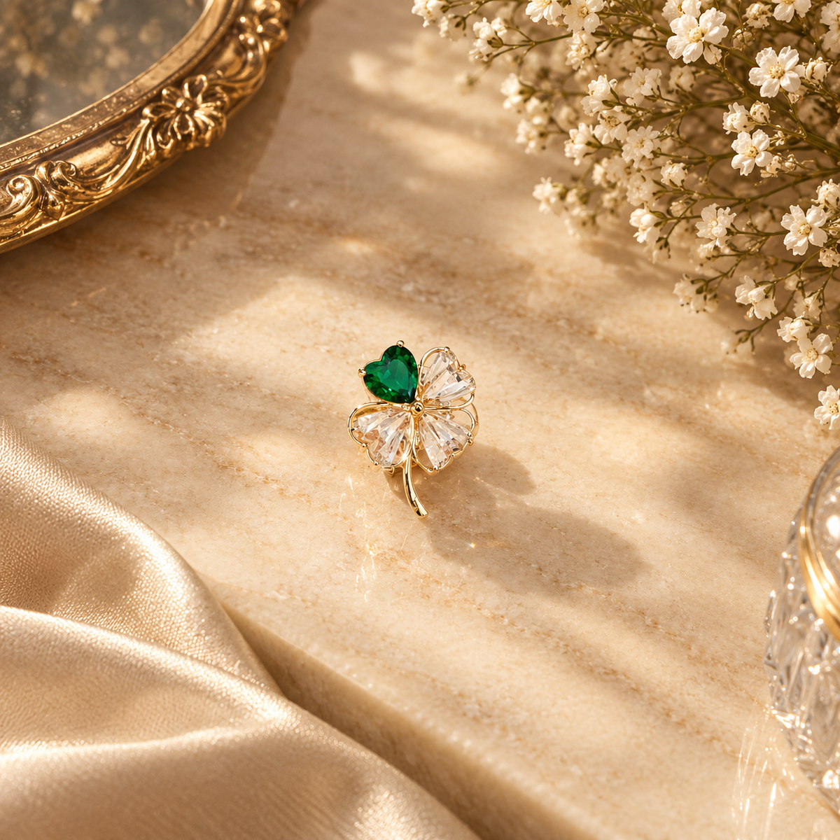 THE EMERALD HEART CLOVER